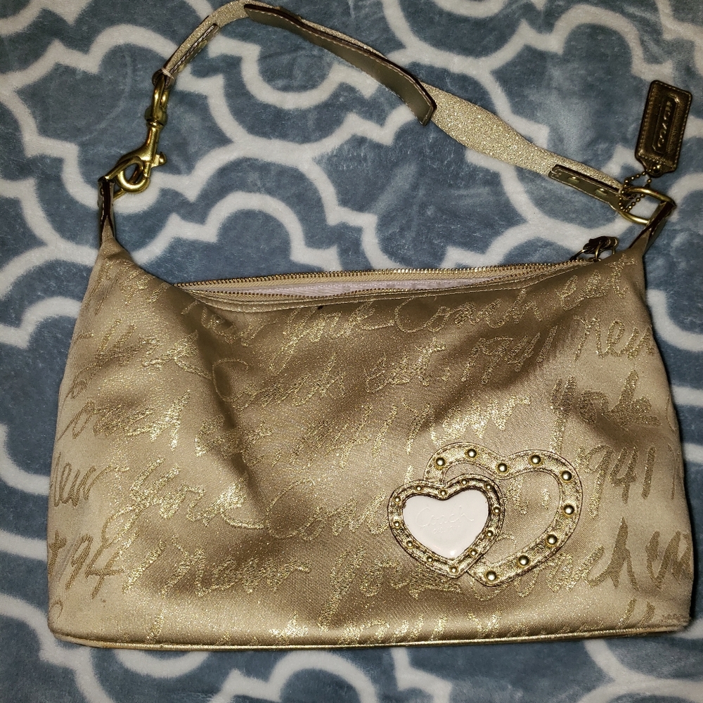 Coach Lurex Holiday Limited Edition Hobo Bag